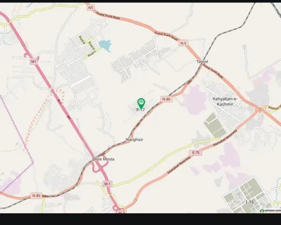 To sale You CAN Find spacious Residental Plot-plot for sale in F-17 islamabad