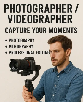 Photographer for the products we are selling