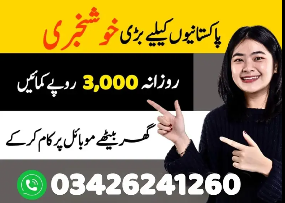 Typing job / Data Entry Job / Assignment Job / Online Job / Part Time