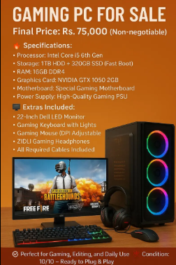 GAMING PC FOR SEAL USED