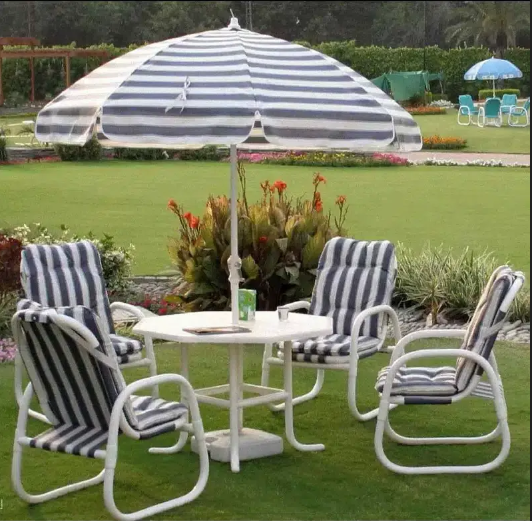 PVC Patio FUrniture, Garden Lawn outdoor chairs and seating