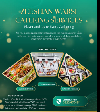 Catering Service Farmhouse Birthday Barat Walima Mayo Special Events