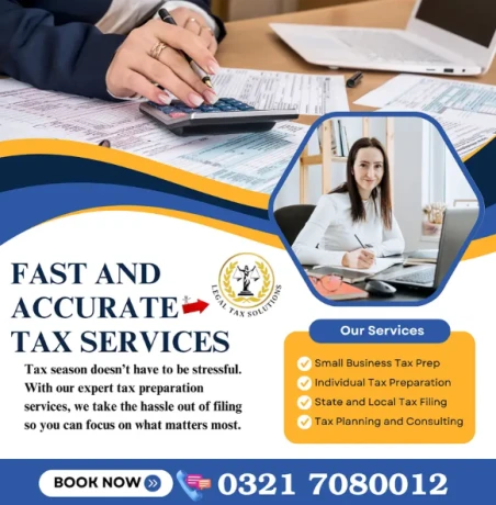 Tax Filing & Company Registration Services |NTN|FBR|PRA|Llc|SECP|GST|