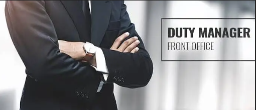 Front Desk Officer/ Duty Manager/Room Boy / Guest Relationship