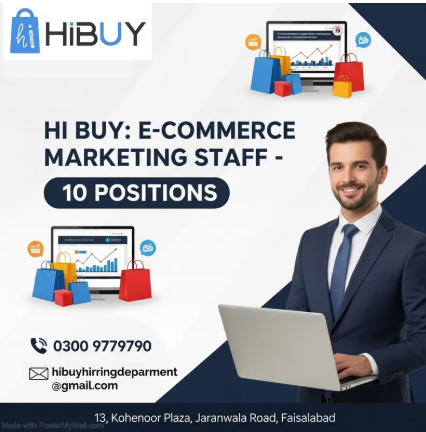 E-Commerce Marketing Staff requried