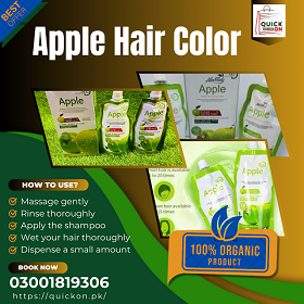 Apple Hair Color Price in Pakistan Long-Lasting & Grey Coverage | 03001819306