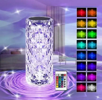 Diamond Crystal Touch Lamp