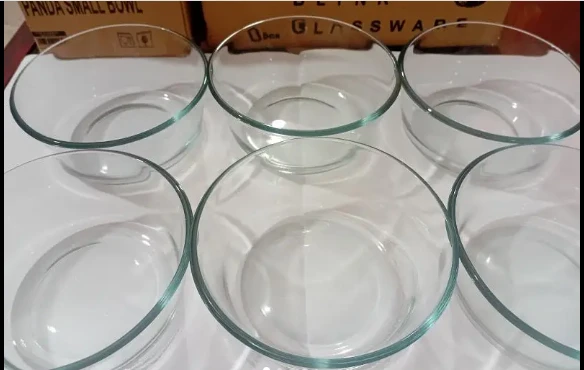 Small bowl of blink glassware