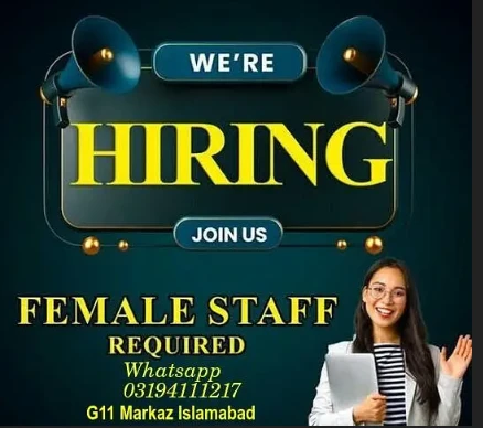 Females staff required