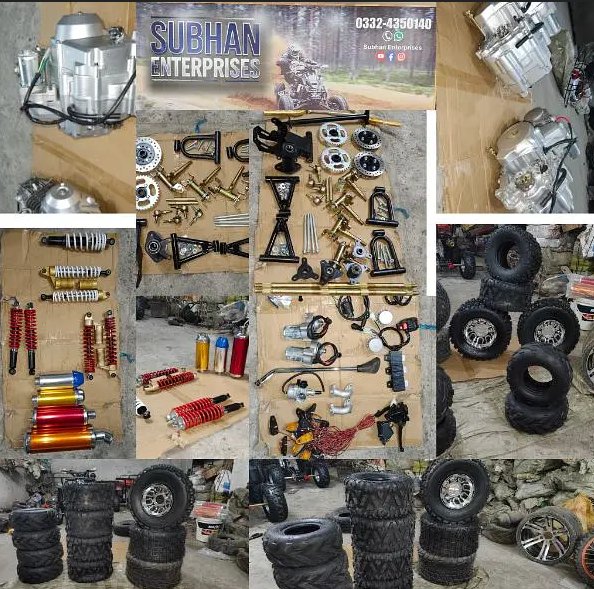 All Spare Parts Atv Quad Bikes Available at SUBHAN ENTERPRISES Lahore