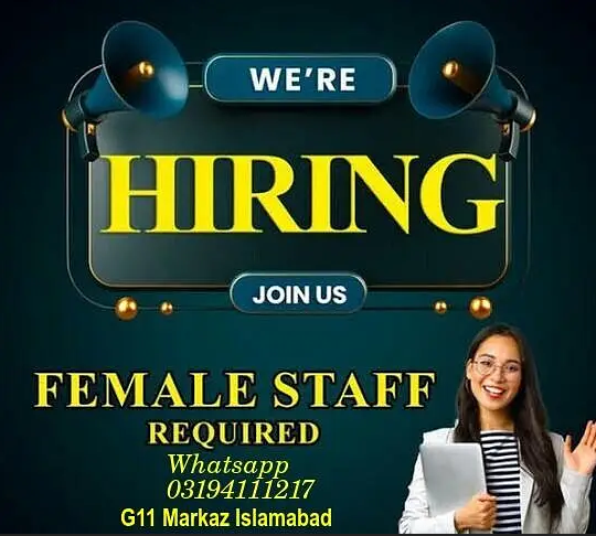 Females staff required