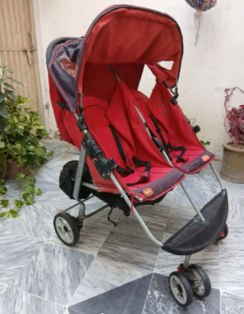 Twin/Double Baby Stroller - Imported