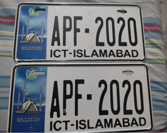 Metal Number Plates For Sale (Applied)