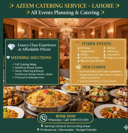 Shadi & Event Planner | Chiller AC | Wedding | Catering & Restaurant