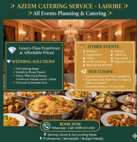 Shadi & Event Planner | Chiller AC | Wedding | Catering & Restaurant