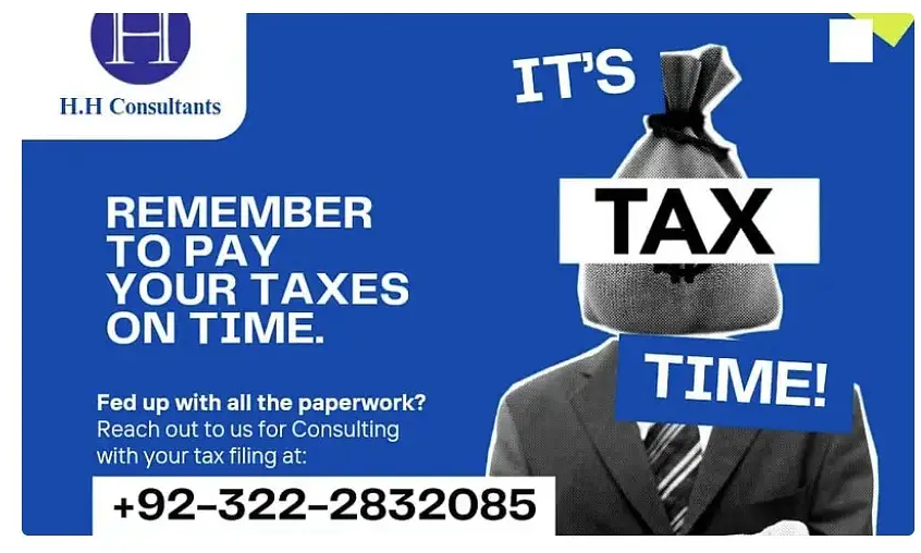 Sales Tax, Income Tax Return, Tax Consultant, FBR, Tax Filer, NTN,SEC