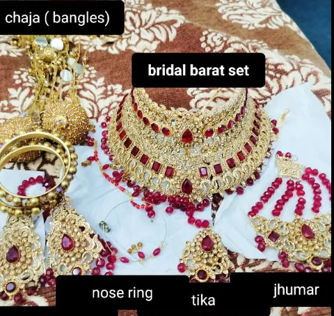 Complete barat bridal jewelry set