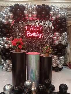 Balloons Decor, Lights, Event Planner, birthday, Flowers, Djsound, SMD