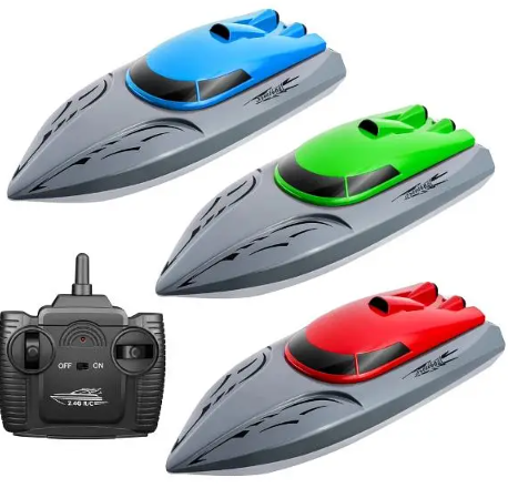 Rc Boat 2.4G High Speed 20km/h Remote Control Speed Boat Rechar