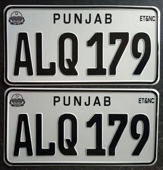 Number plates