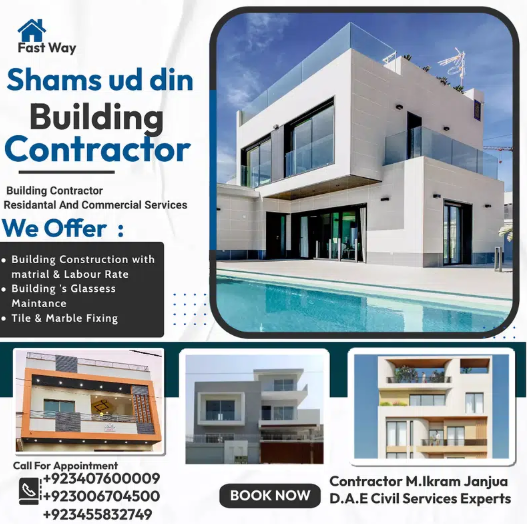 Construction services, Building Contractor, Grey structure, Renovation