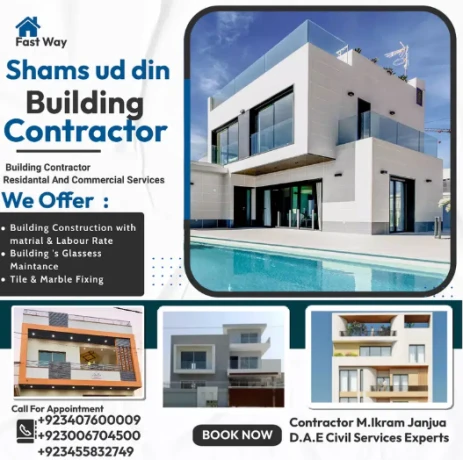 Construction services, Building Contractor, Grey structure, Renovation