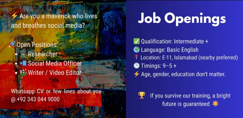 Looking for mavericks, passionate to learn and grow in digital media
