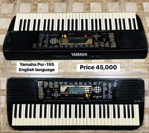 yamaha-psr-195-fresh-keyboard-piano-guitar-amp-ukukeke-big-0