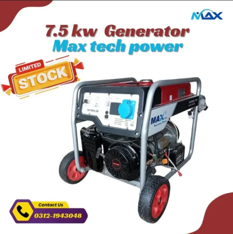 7.5 k. v. a Generator MAX tech power MXT8500LBE Japanese technology E