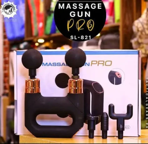 Wireless Double Heads Massage Gun Pro Vibrating Fitness Massager Gun