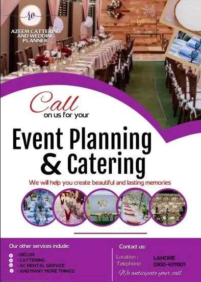 Catering & Restaurent Service / Event / Parties / Weddeing /Decor Plan