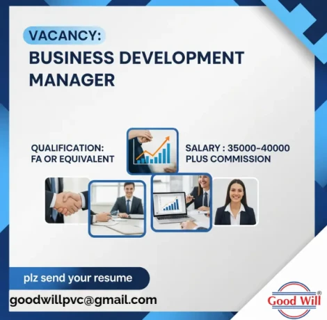 Business Development Manager Jobs in Lahore | Good Salary + Commission
