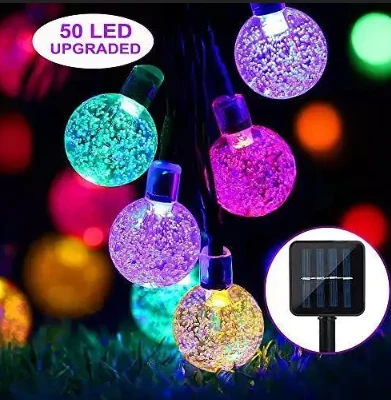 Solar Crystal Balls, String, Fairy, Flowers, jellyfish 8 Modes Lights