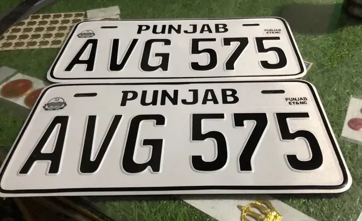 Bike/Cars number plate