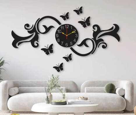Caligraphy wal clock Note : Only home dilivery