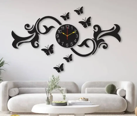 Caligraphy wal clock Note : Only home dilivery