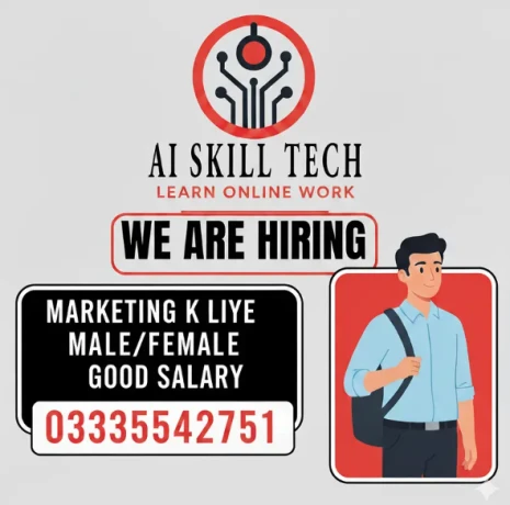Marketing job avaible sallery basic and comssion